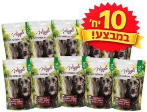 דיל 10 יח' וויגל חטיף נגיסי לב בופאלו לכלבים 30 גר' *ללא כפל מבצעים וקופונים*