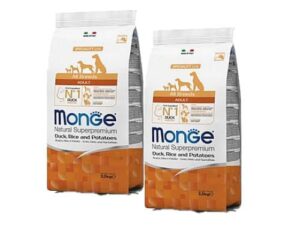 דיל 2 יח' מונג' ברווז לכלב 12 ק"ג MONGE ללא כפל מבצעים