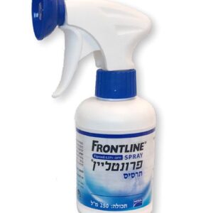 מבצע מיוחד! תרסיס פרונטליין נגד פרעושים וקרציות לכלב ולחתול 250 מ"ל (תוקף עד 08.2026)