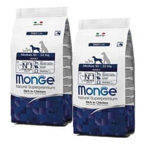 דיל 2 יח' מונג' גזע בינוני בוגר 12 ק״ג MONGE ללא כפל מבצעים