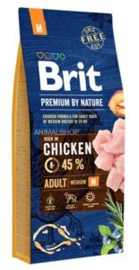 בריט בוגר מדיום לכלב 15 ק"ג עוף BRIT