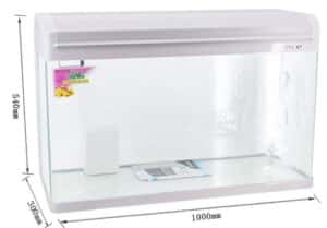 אקווריום + תאורת LED בויו EA-100E באורך 100 ס"מ (לבן)